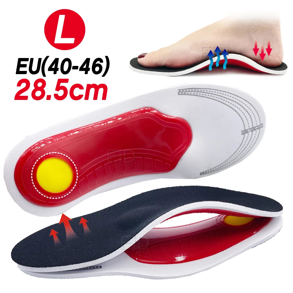 EiD PVC Orthopedic Insoles Orthotics Flat Foot Health Sole Pad, men/women