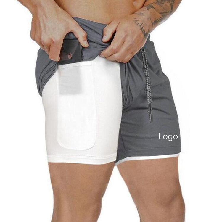 Men Fitness Exercise Clothing Workout Shorts