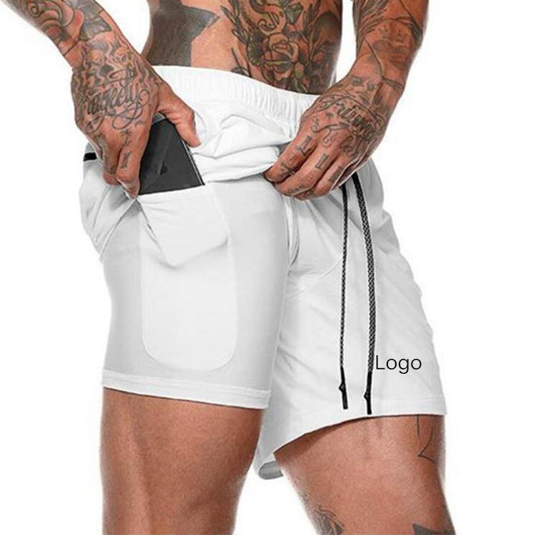 Men Fitness Exercise Clothing Workout Shorts