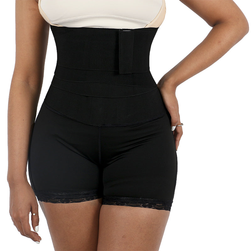 Abdomi Waist Trainer Tummy Wrap Panty Shaper Post Partum With Butt Lifter