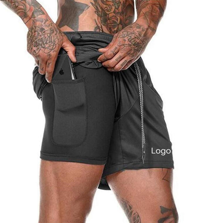 Men Fitness Exercise Clothing Workout Shorts