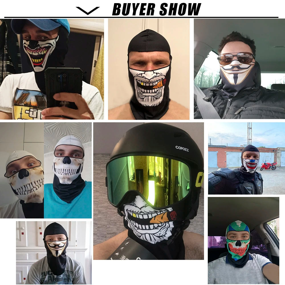 Army Outdoor Sunscreen Balaclava Motorcycle Face Mask Bandana Breathable