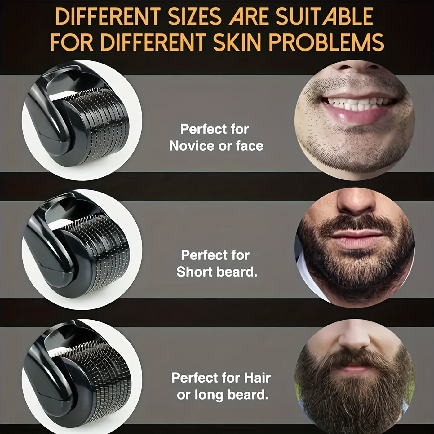 Ultimate Beard Care Kit Microneedle Roller for Face Beard